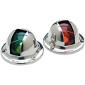Seachoice Vertical Mount Stainless Steel Side Lights (Sold As Pair), 2-1/4" O.D. 5121
